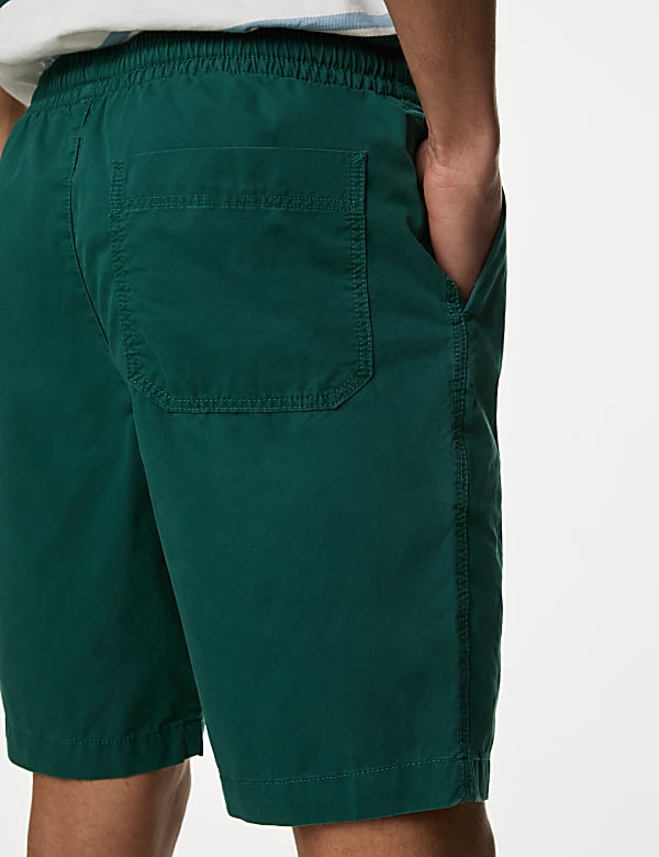 Short 100&nbsp;% coton &agrave; taille &eacute;lastique - LU