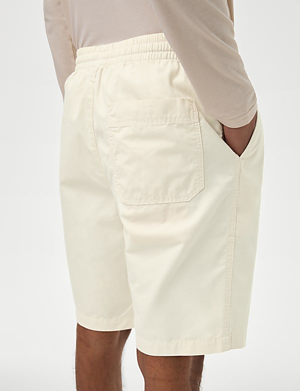 Pure Cotton Elasticated Waist Shorts