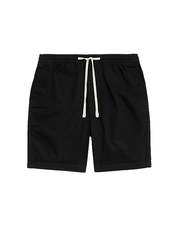 Pure Cotton Elasticated Waist Shorts