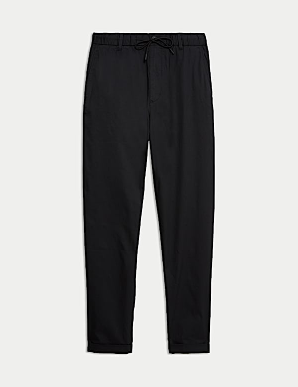 Super Lightweight Tapered Fit Elasticated Waist Trousers