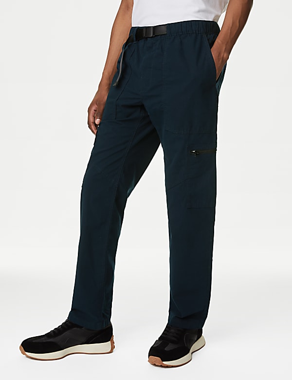Straight Fit Cargo Trousers with Stormwear™