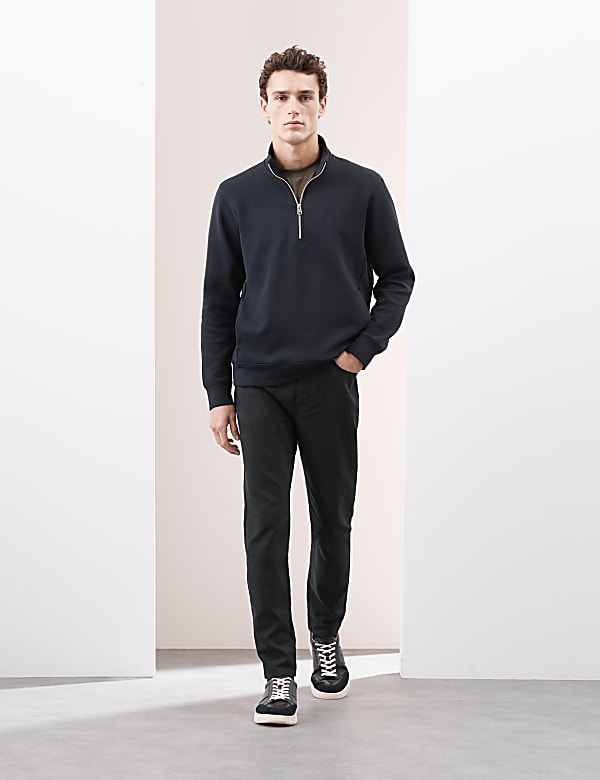 Pantalones ajustados de algodón de 5 bolsillos Performance - ES