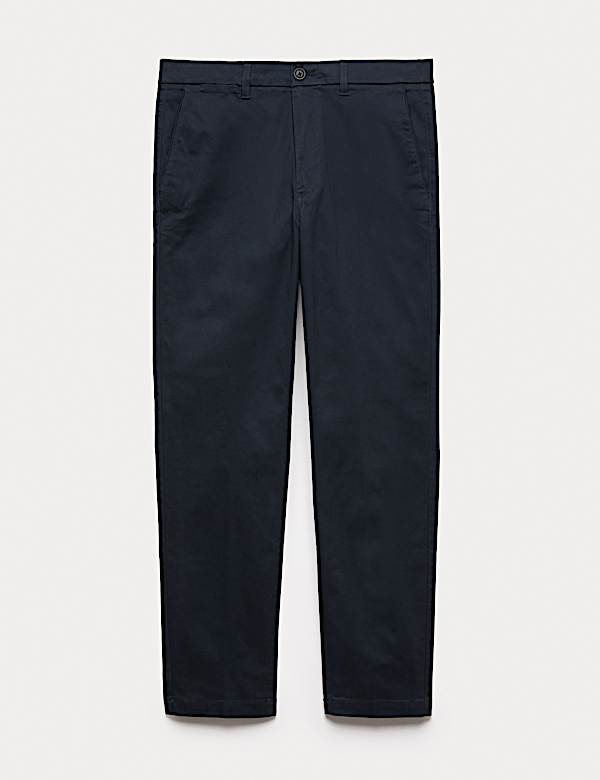 Regular Fit Twill Chinos - NZ