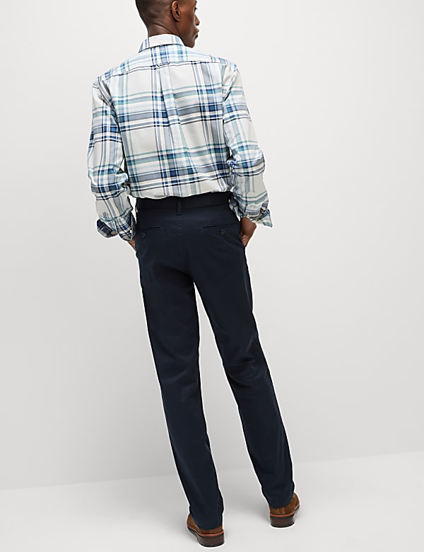 Regular Fit Twill Chinos - DK