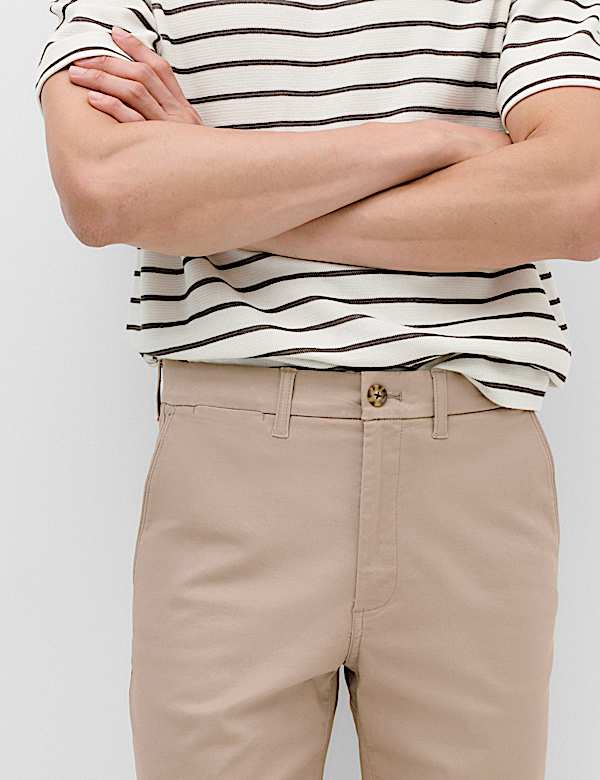 Regular Fit Twill Chinos - CZ