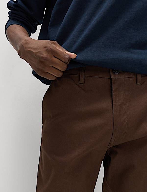 Regular Fit Twill Chinos - US