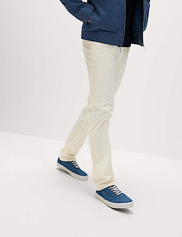 Straight fit Textured 5 Pocket Trousers - KG