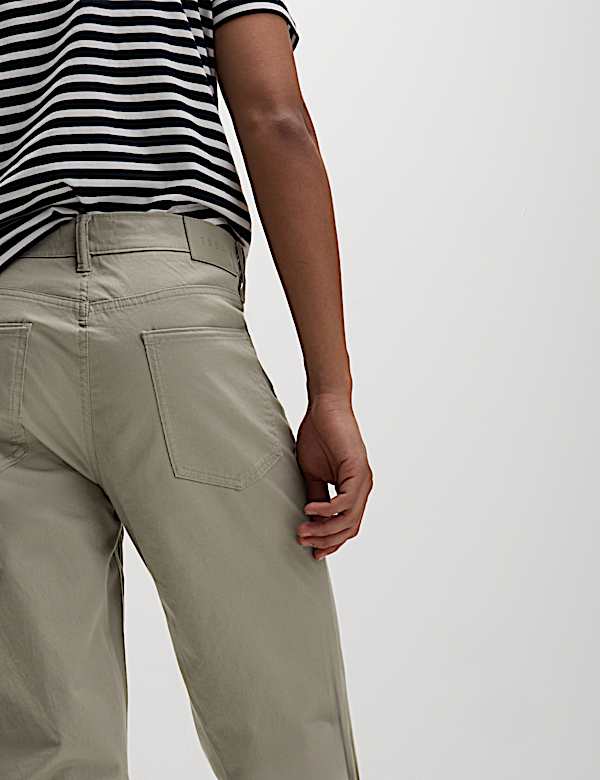 Straight fit Textured 5 Pocket Trousers - AU