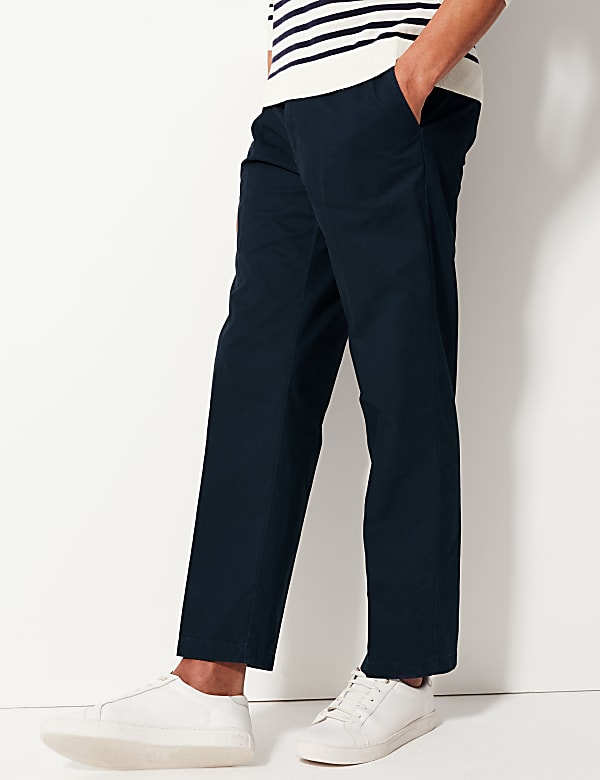 Regular Fit Pure Cotton Chinos with Stormwear&trade;