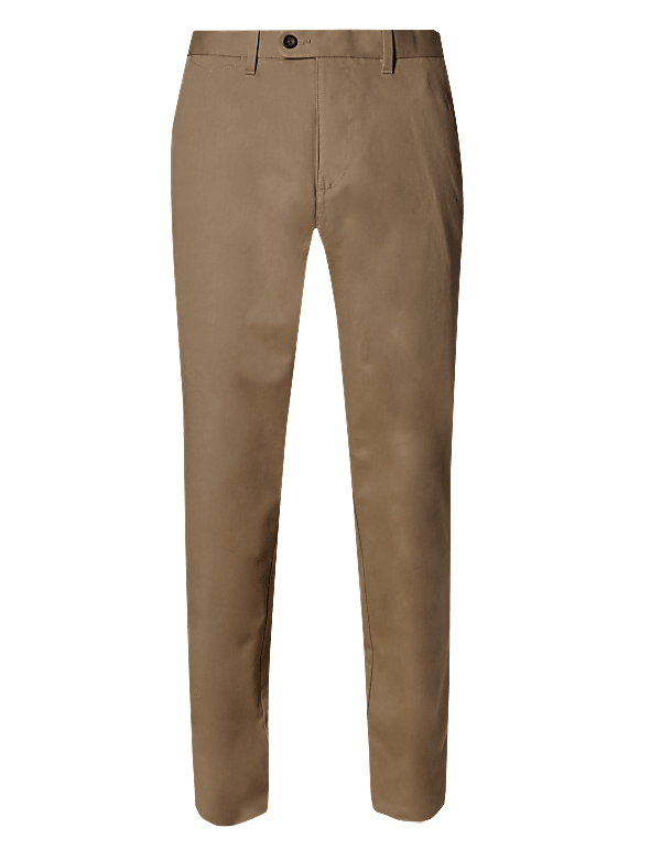 Regular Fit Pure Cotton Chinos with Stormwear&trade;