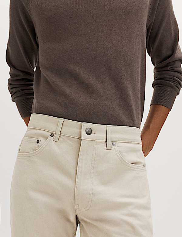 Slim Fit 5 Pocket Stretch Trousers - PT