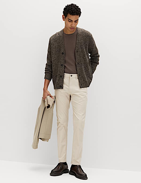 Slim Fit 5 Pocket Stretch Trousers - PT