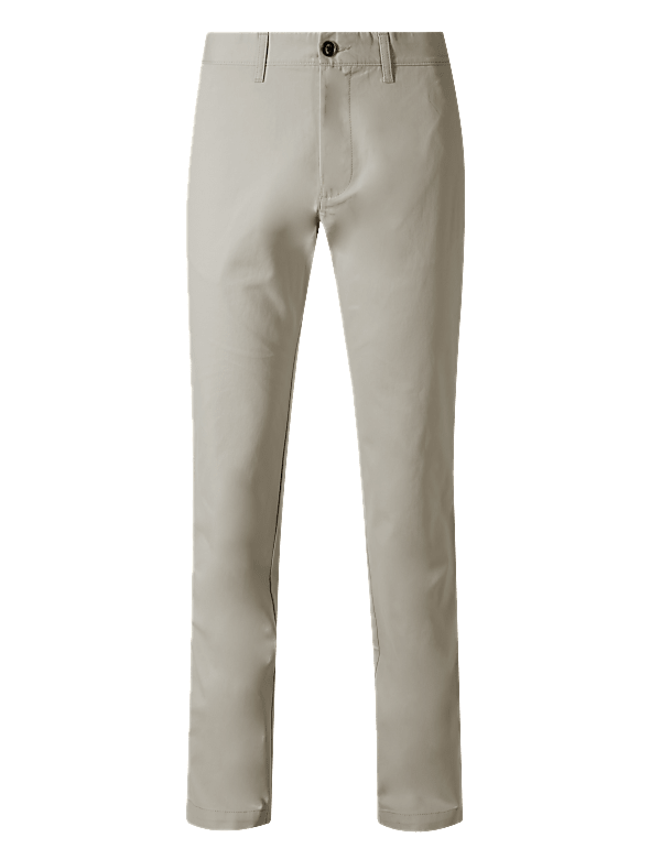 Slim Fit Pure Cotton Chinos