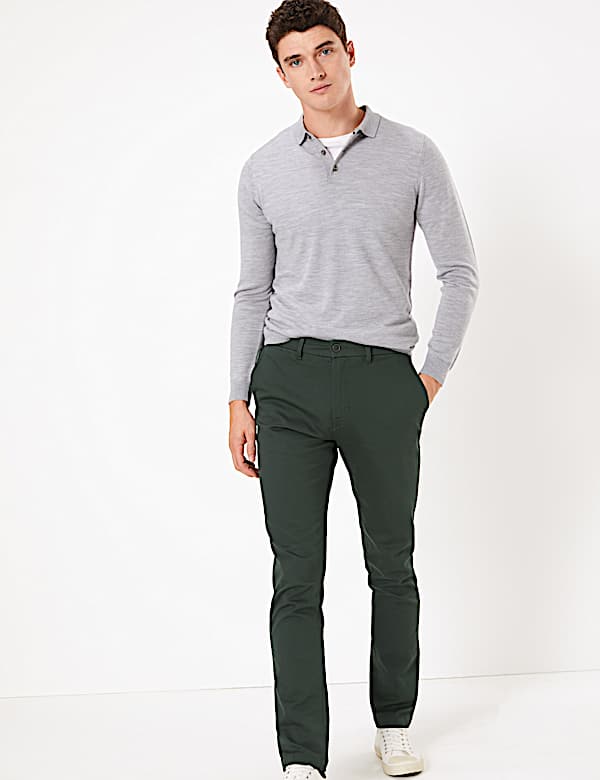 Slim Fit Italian Stretch Chinos