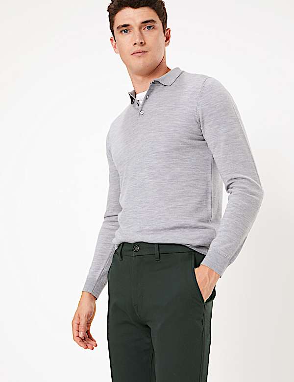 Slim Fit Italian Stretch Chinos