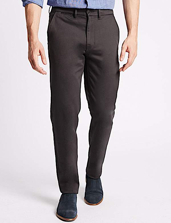 Slim Fit Italian Stretch Chinos
