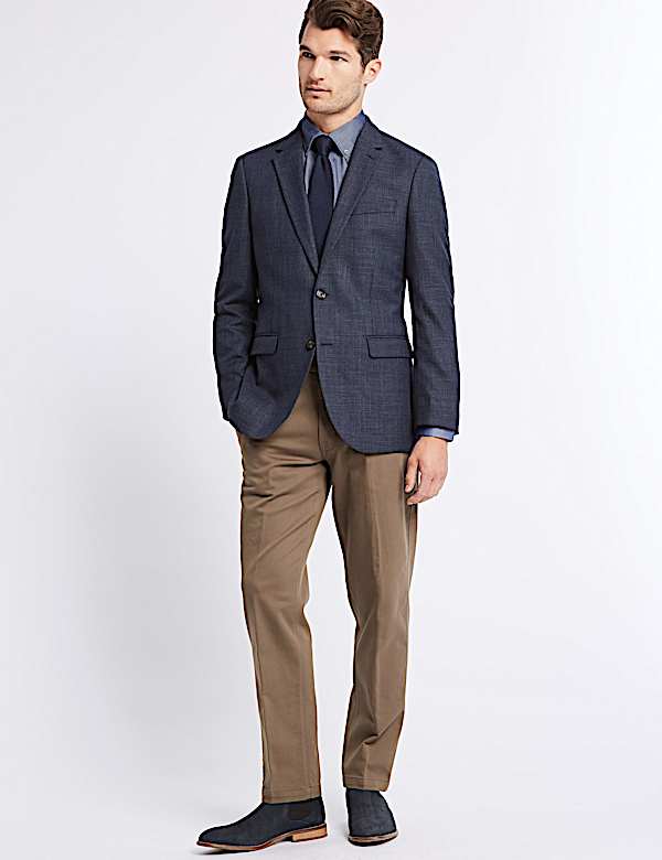 Slim Fit Italian Stretch Chinos