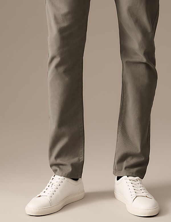 Slim Fit Italian 5 Pocket Trousers
