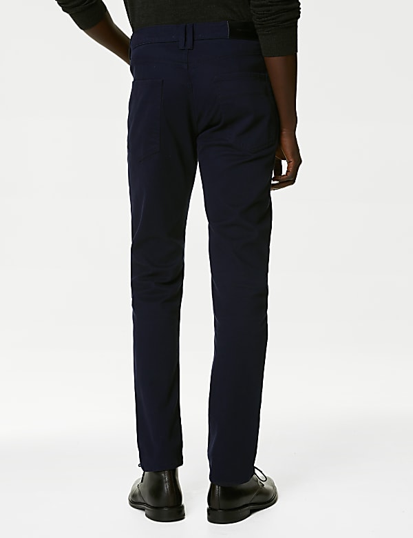 Slim Fit Italian 5 Pocket Trousers