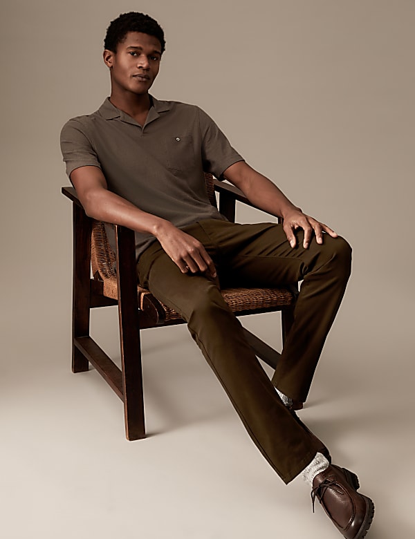 Slim Fit Italian 5 Pocket Trousers