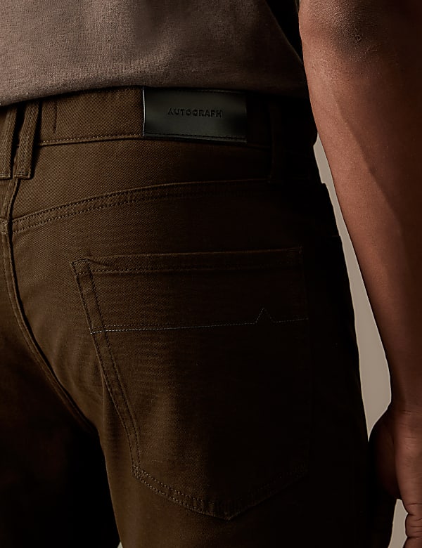 Slim Fit Italian 5 Pocket Trousers