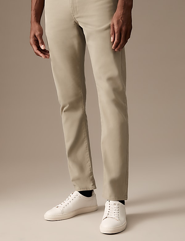 Slim Fit Italian 5 Pocket Trousers