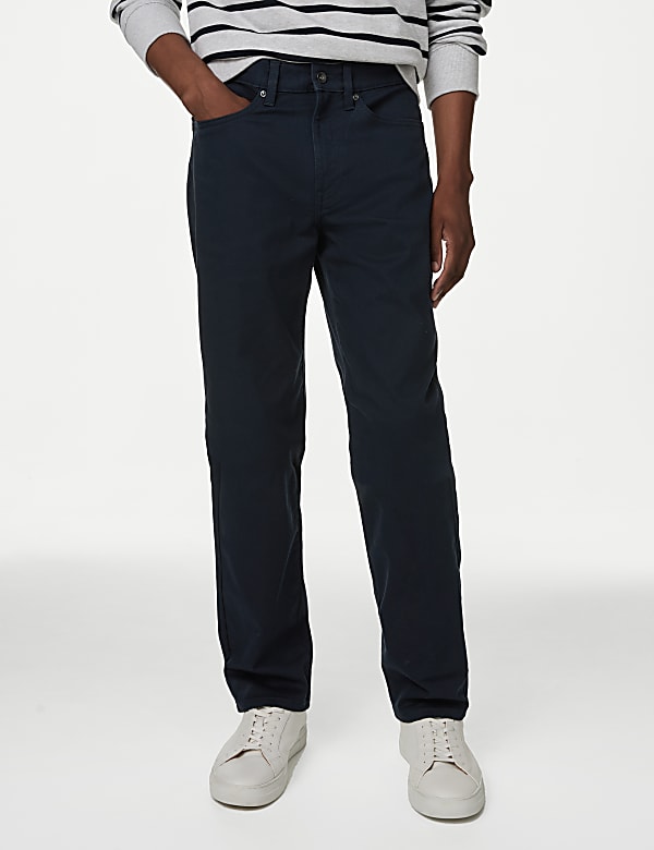 Straight pocket trousers top
