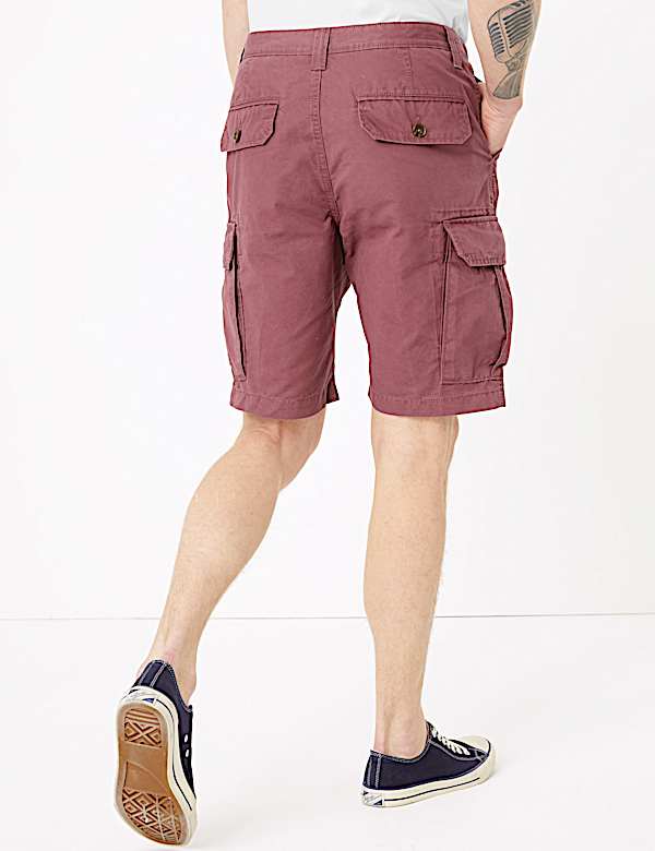 Pure Cotton Cargo Shorts