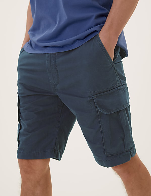 Pure Cotton Cargo Shorts