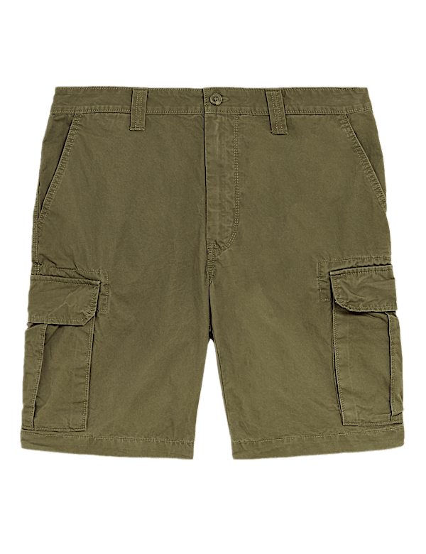 Pure Cotton Cargo Shorts