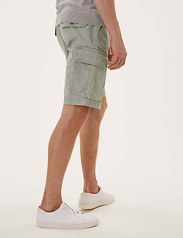 Pure Cotton Cargo Shorts