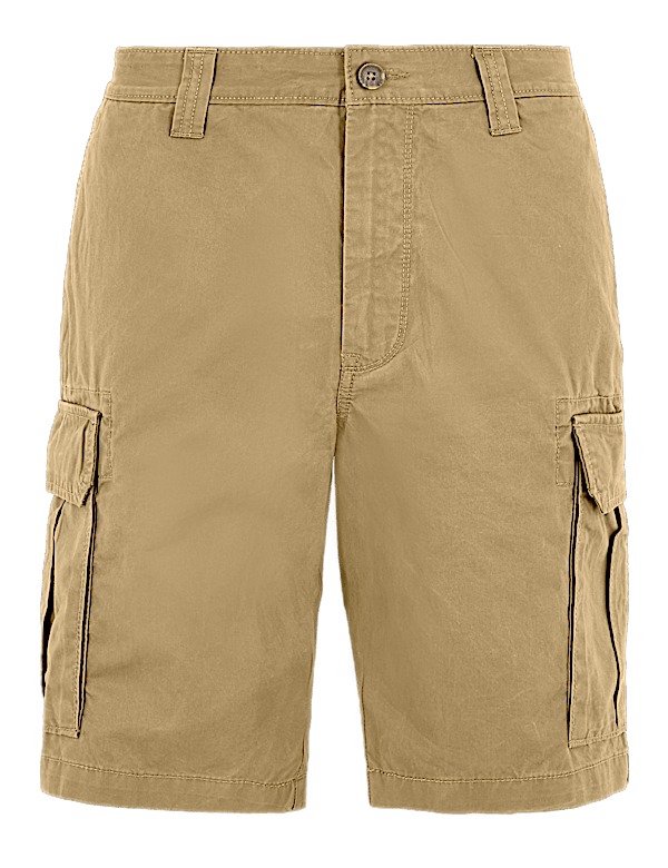 Pure Cotton Cargo Shorts