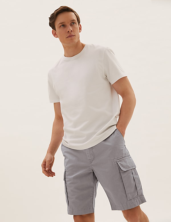 Organic Cotton Cargo Shorts