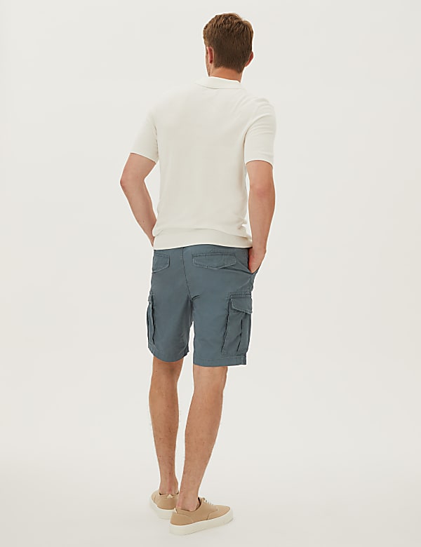 Pure Cotton Cargo Shorts