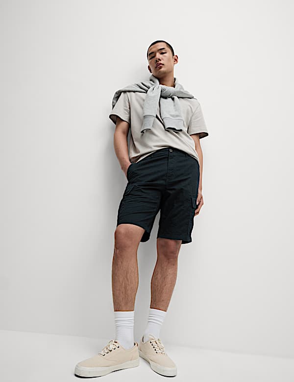 Cargo Shorts aus reiner Baumwolle