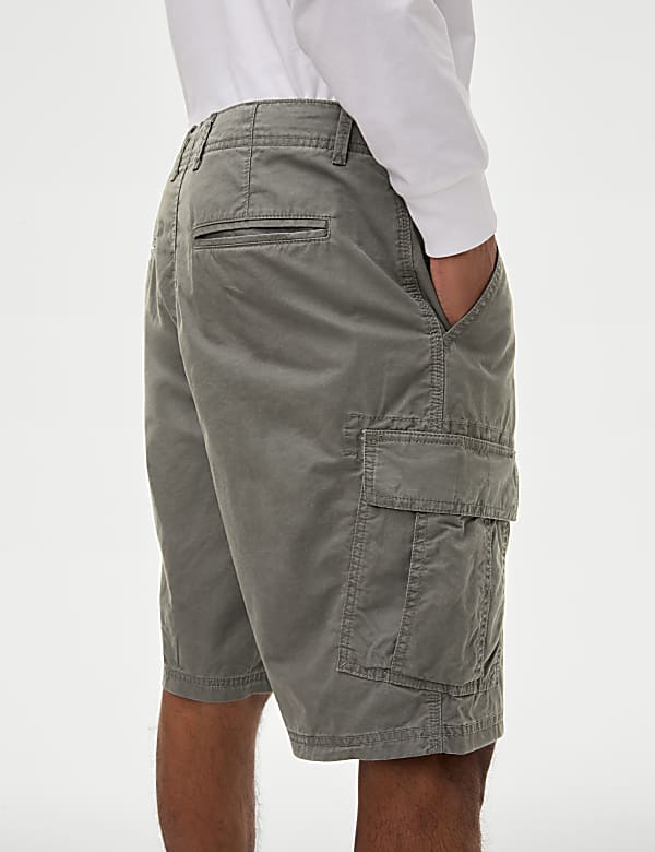 Pure Cotton Lightweight Cargo Shorts - SK