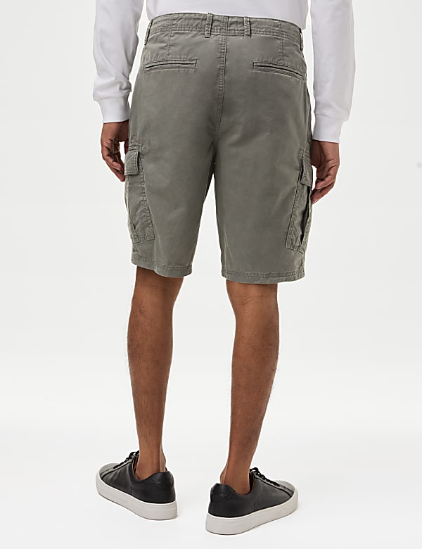 Pure Cotton Lightweight Cargo Shorts - SK