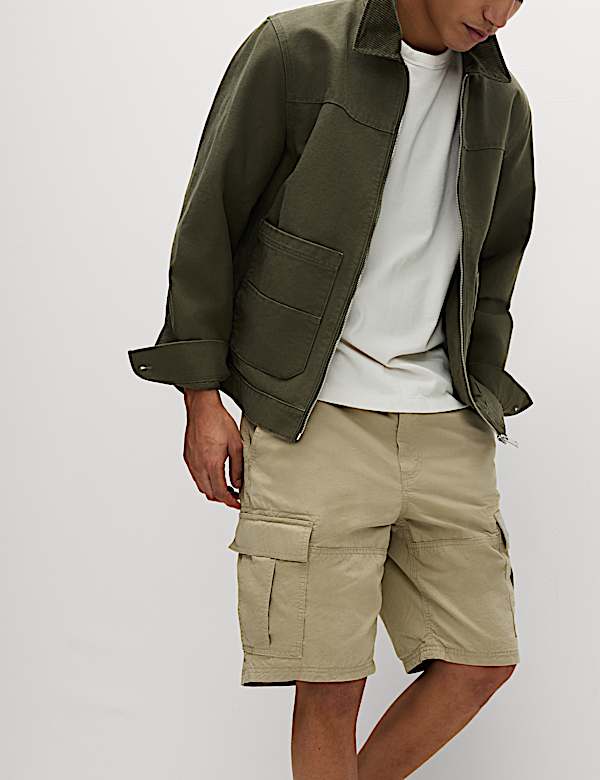 Pure Cotton Cargo Shorts