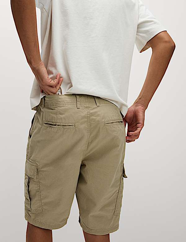 Pure Cotton Cargo Shorts