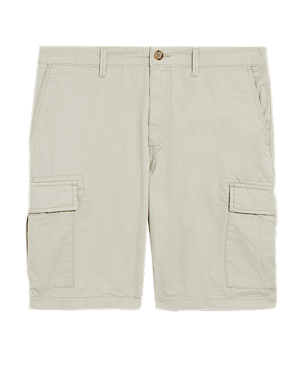 Pure Cotton Cargo Shorts