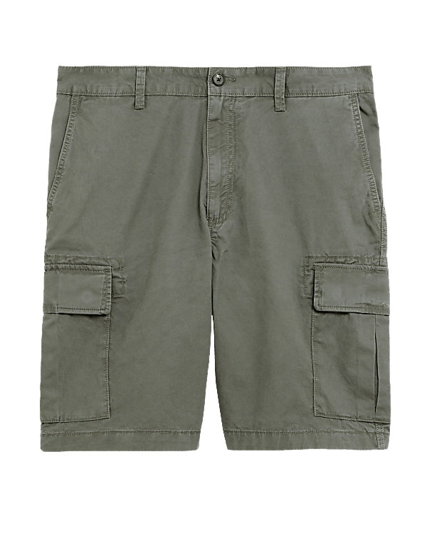Pure Cotton Cargo Shorts