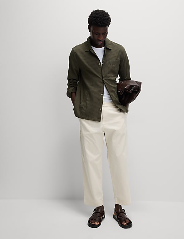 Tapered Fit Elasticated Waist Trousers - VN