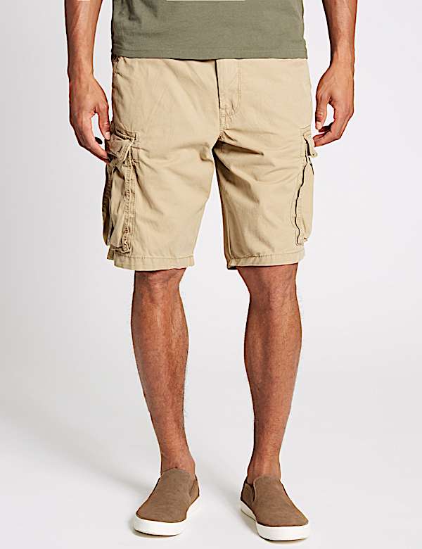 Pure Cotton Authentic Cargo Shorts