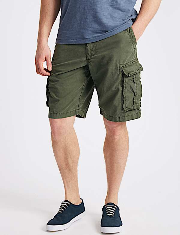 Pure Cotton Authentic Cargo Shorts