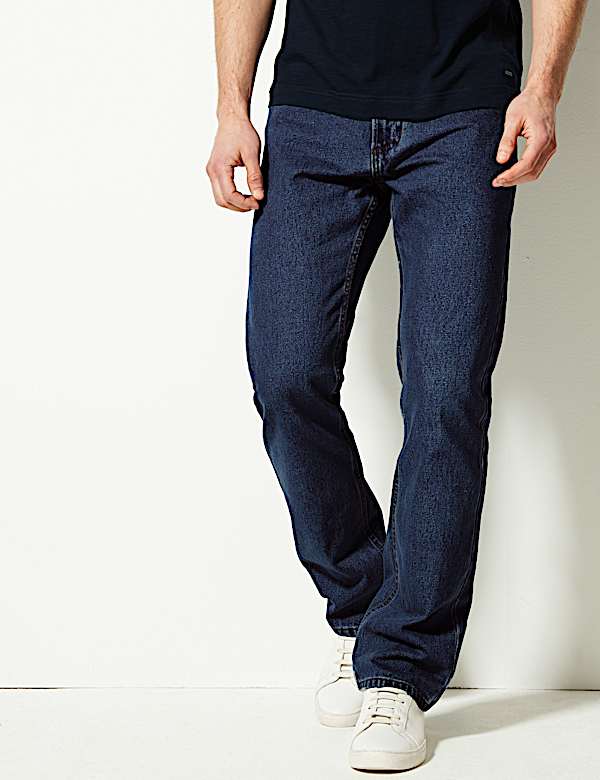 Pure Cotton Regular Fit Jeans