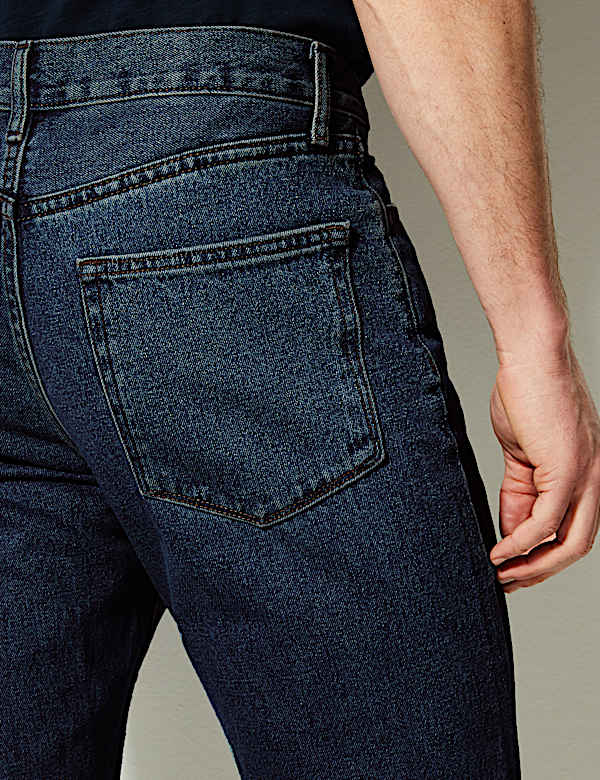 Pure Cotton Regular Fit Jeans