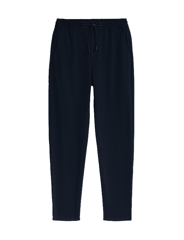 Tapered Fit Stretch Twill Trousers