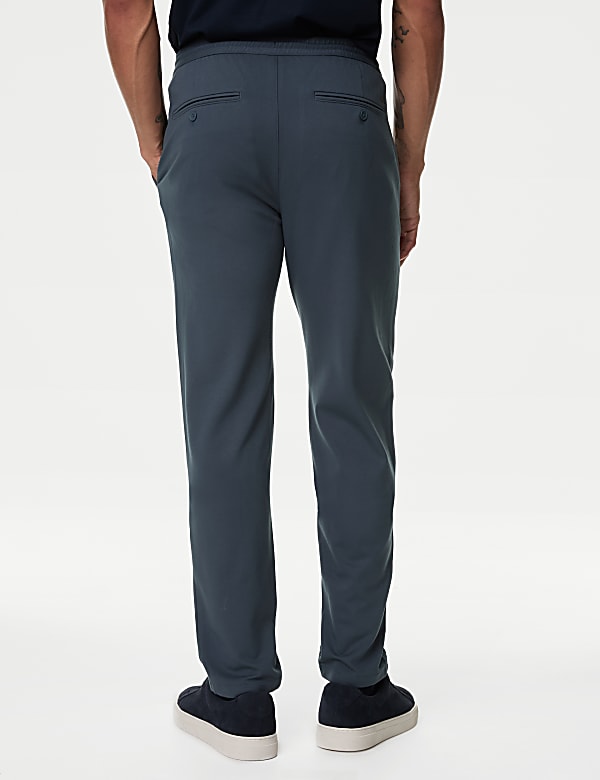 Tapered Fit Stretch Twill Trousers