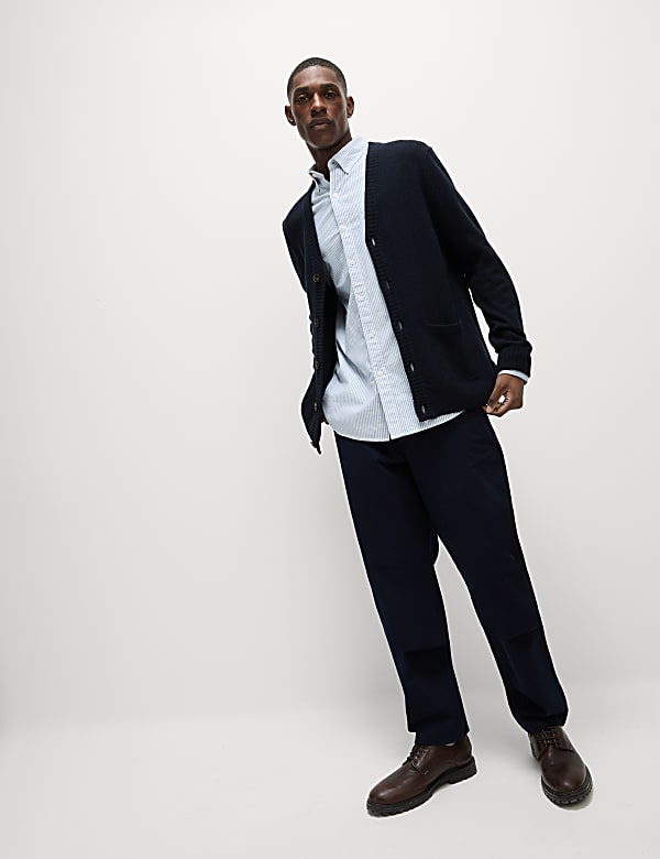 Loose Fit Stretch Chinos - JP