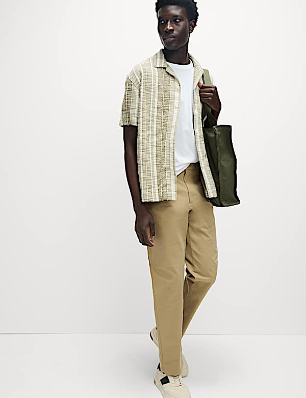 Loose Fit Stretch Chinos - JP